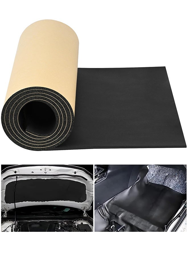 Car Heat Sound Deadening Insulation Mat, Automobile Sound Deadening & Heat Insulation Material for Auto Hood Engine Roof Door and Trunk,500 x 2000 mm, Kraft Paper Finish - Image 1
