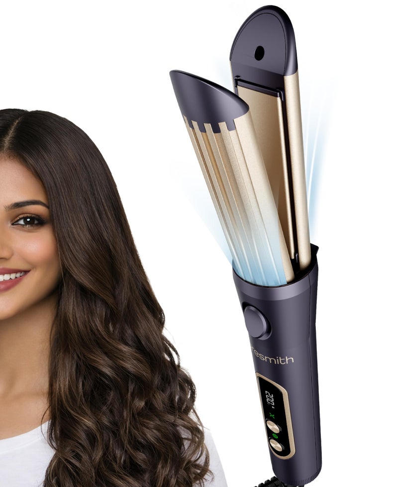 Caresmith Bloom Heated Round Brush | 2 in 1 Thermal Brush with Straightening and Blowout Styling | Professional Hair Styling Tool | Hot Air Brush Replacement | Hair Styler Complete Set - Image 1