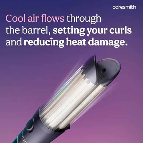 Caresmith Bloom Heated Round Brush | 2 in 1 Thermal Brush with Straightening and Blowout Styling | Professional Hair Styling Tool | Hot Air Brush Replacement | Hair Styler Complete Set - Image 2