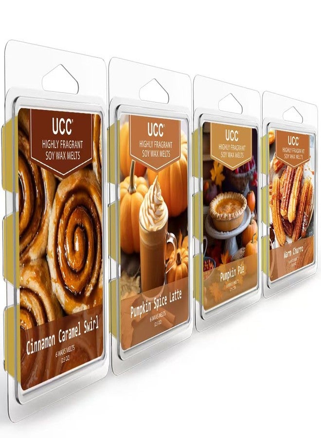 يو سي سي مكعبات شمع معطرة طبيعية نباتية من يو سي سي، معطرة برائحة الصويا الفاخرة تدوم طويلاً، مكعبات شمع معطرة، مكعبات شمع ملونة - عبوة من 4 قطع - Image 1
