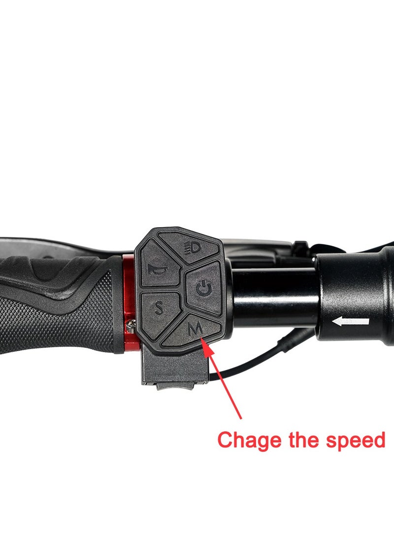 Crony - T4 Fast Speed E-Scooter 2000W Motor 48v/13ah,10"Off-Road Tires,Dual Suspension/Hydraulic Disc Brakes E-Bike, Triple Led Headlamps,  App-Connected Smart Lock,All-Terrain, Easy Foldable, Portable Commuter Electric Scooter For Adults & Kids, 25kg Aluminum Frame 120kg Load Skateboard, Urban Mobility tool，No Seat - Image 1