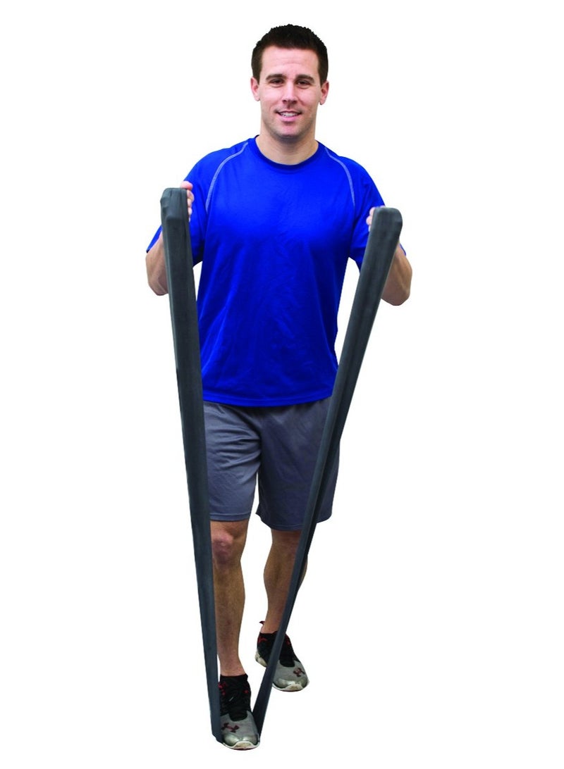 Cando Cando W58512 Low Powder Exercise Band, 50 yd Length, Red, Light - Image 3