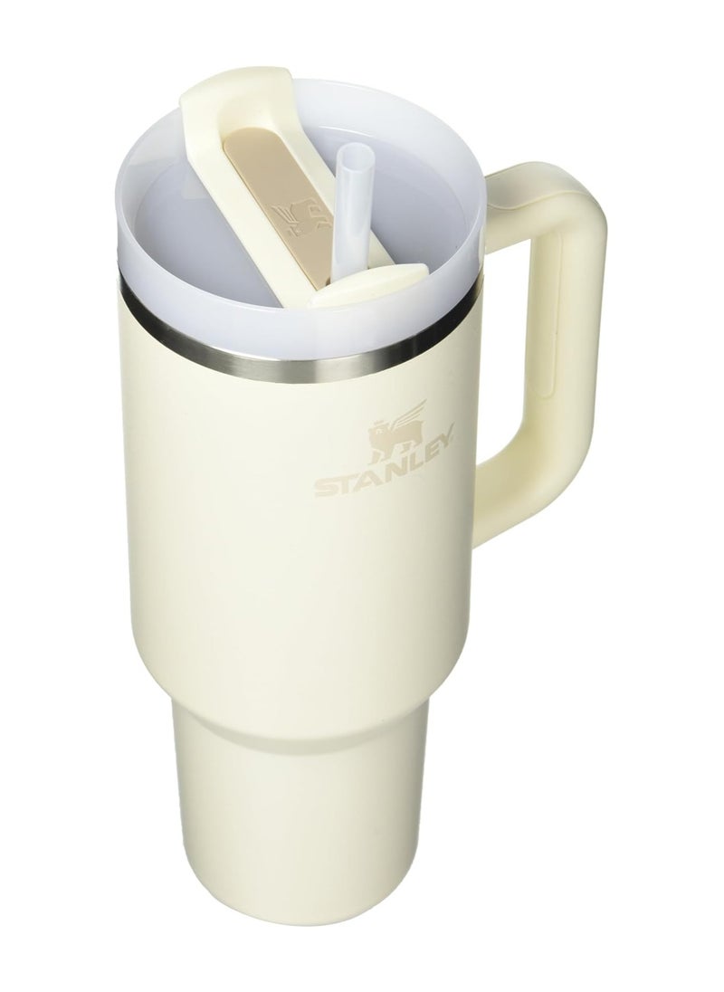 Stanley Quencher H2.0 Tumbler with Handle & Straw 40 oz | Twist On 3-Way Lid | Cupholder Compatible for Travel | Insulated Stainless Steel Cup | BPA-Free | Cream 2.0  - Image 5