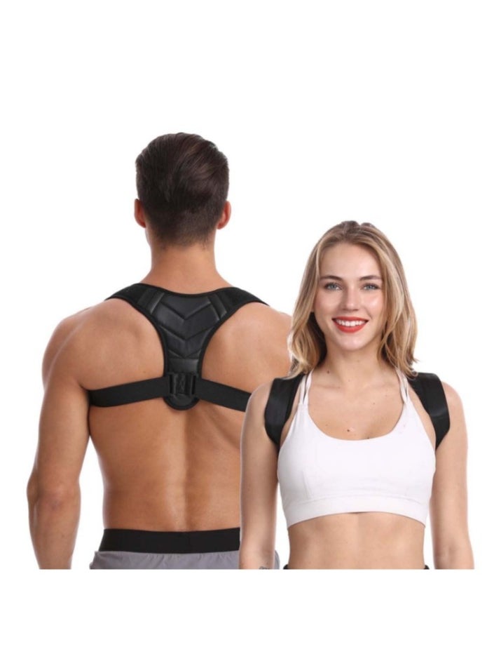 OASIS-TH Back Correction Strap, Adjustable Posture Corrector Spine Straightener for Relief of Neck Shoulder Pain Develop Good Seated Standing for Men Women Elderly Teens  - Image 1