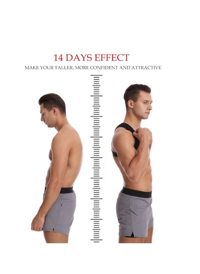 OASIS-TH Back Correction Strap, Adjustable Posture Corrector Spine Straightener for Relief of Neck Shoulder Pain Develop Good Seated Standing for Men Women Elderly Teens  - Image 3