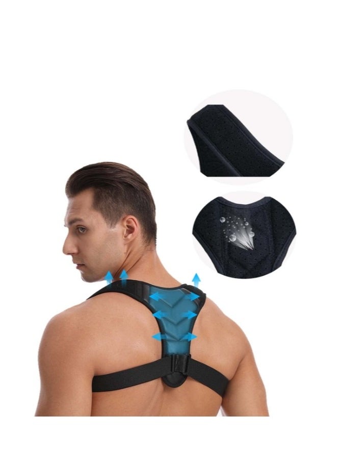 OASIS-TH Back Correction Strap, Adjustable Posture Corrector Spine Straightener for Relief of Neck Shoulder Pain Develop Good Seated Standing for Men Women Elderly Teens  - Image 4