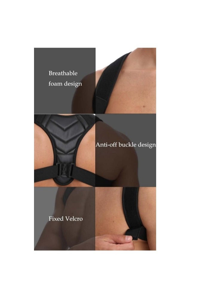 OASIS-TH Back Correction Strap, Adjustable Posture Corrector Spine Straightener for Relief of Neck Shoulder Pain Develop Good Seated Standing for Men Women Elderly Teens  - Image 5