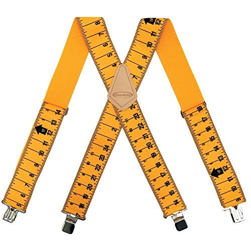 McGuire-Nicholas 2-Inch Wide Ruler Suspenders, One Size Fits All - Image 1