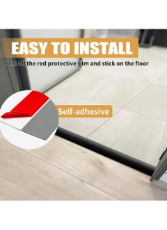 Floor Transition Strip,2M*4CM Self Adhesive Vinyl Flooring Transition Strips Floor Cover Strips Wood to Tile Floor Divider Strip for Joining Floor Gaps Tiles Carpet Threshold Transition-Grey - pzsku/Z1E9ABA44DD7082DB93D3Z/45/_/1732268192/6b7bd3a1-b8ee-4c0d-b897-aa8f67fc59d5