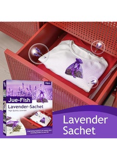 erorex 10Pcs Dried Lavender Sachets For Drawers And Closets Lavender Sachet Bags Drawer Fresheners Scent Sachets Dried Lavender Flowers Closet Scent Sachet Closet Freshener，Home Fragrance Sachet  - Image 4