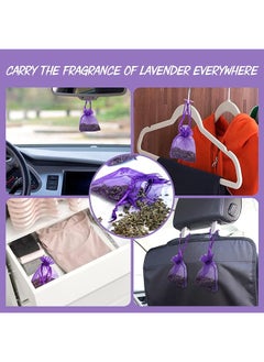 erorex 10Pcs Dried Lavender Sachets For Drawers And Closets Lavender Sachet Bags Drawer Fresheners Scent Sachets Dried Lavender Flowers Closet Scent Sachet Closet Freshener，Home Fragrance Sachet  - Image 2