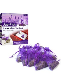 erorex 10Pcs Dried Lavender Sachets For Drawers And Closets Lavender Sachet Bags Drawer Fresheners Scent Sachets Dried Lavender Flowers Closet Scent Sachet Closet Freshener，Home Fragrance Sachet  - Image 1