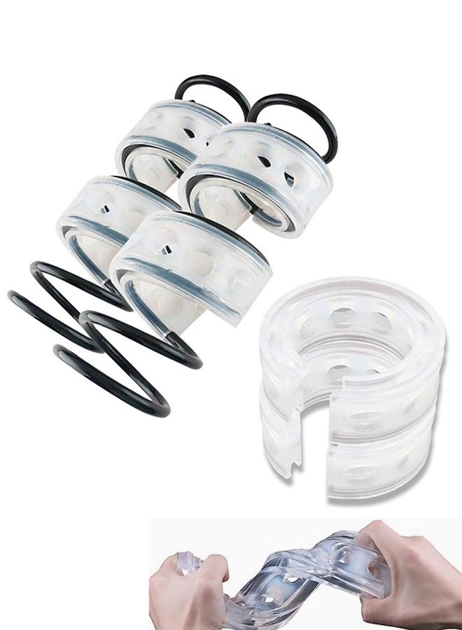 TLAXCA 2PCS Universal Car Shock Absorber Spring Bumper Power Auto Buffers E Type Spring Bumpers Rubber  - Image 1