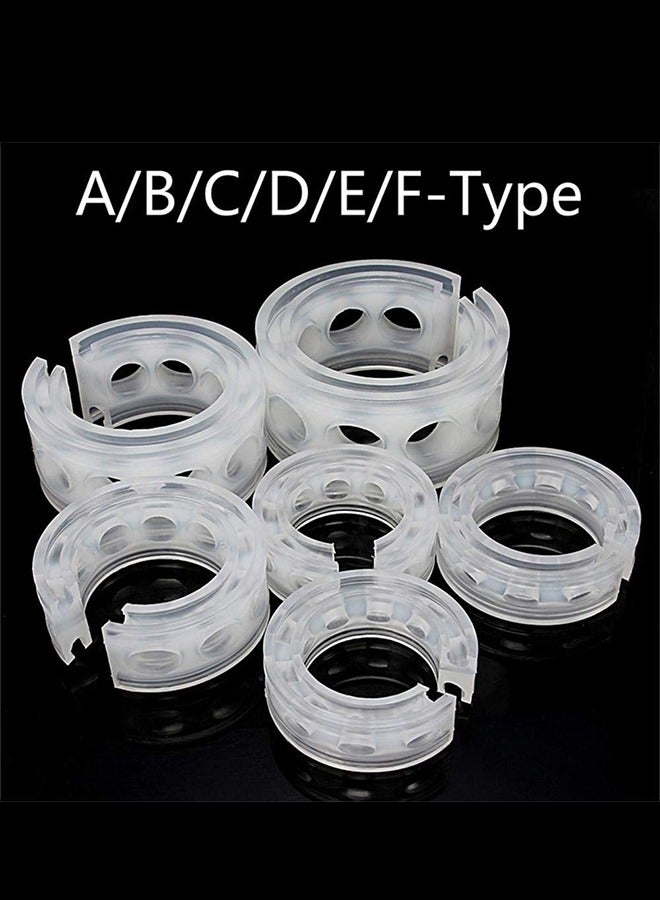 TLAXCA 2PCS Universal Car Shock Absorber Spring Bumper Power Auto Buffers E Type Spring Bumpers Rubber  - Image 5