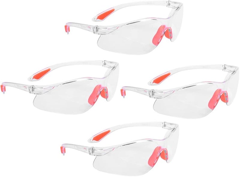 نظارات السلامة كروس فاير من بيسبورتبل، 4 قطع، مقاومة للخدش والضباب، نظارات واقية معتمدة حسب معايير ANSI - Image 2