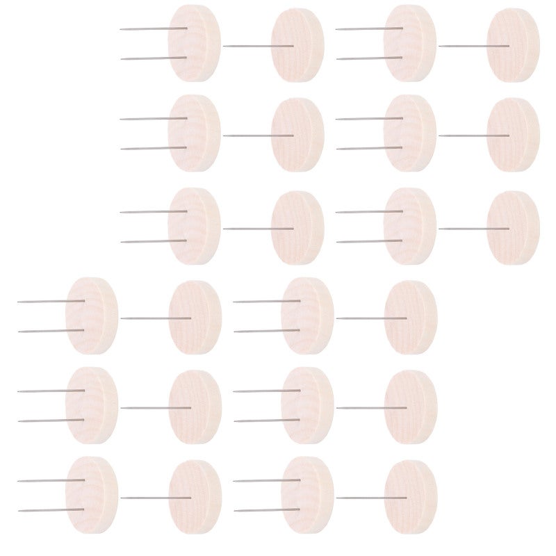 Crochet Doll Stand 24 Pcs Set 12 Double Needle 12 Single Needle Wooden Display Holder - Damage-Free Support for Small Crochet Dolls Action Figures Plush Dolls for Crochet Enthusiasts - Image 5