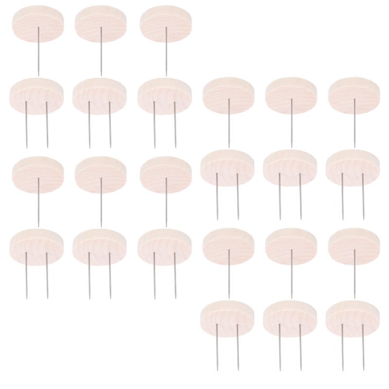 Crochet Doll Stand 24 Pcs Set 12 Double Needle 12 Single Needle Wooden Display Holder - Damage-Free Support for Small Crochet Dolls Action Figures Plush Dolls for Crochet Enthusiasts - Image 3