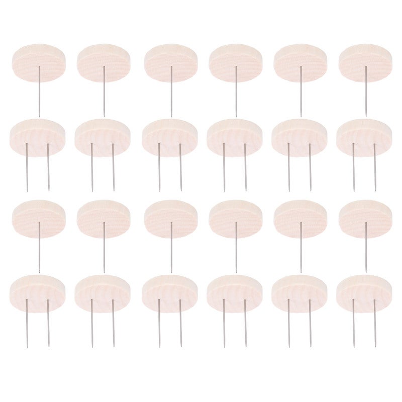 Crochet Doll Stand 24 Pcs Set 12 Double Needle 12 Single Needle Wooden Display Holder - Damage-Free Support for Small Crochet Dolls Action Figures Plush Dolls for Crochet Enthusiasts - Image 4