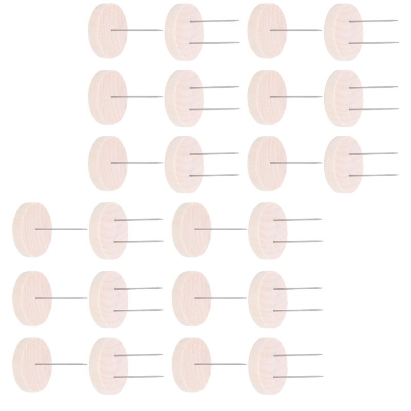 Crochet Doll Stand 24 Pcs Set 12 Double Needle 12 Single Needle Wooden Display Holder - Damage-Free Support for Small Crochet Dolls Action Figures Plush Dolls for Crochet Enthusiasts - Image 2