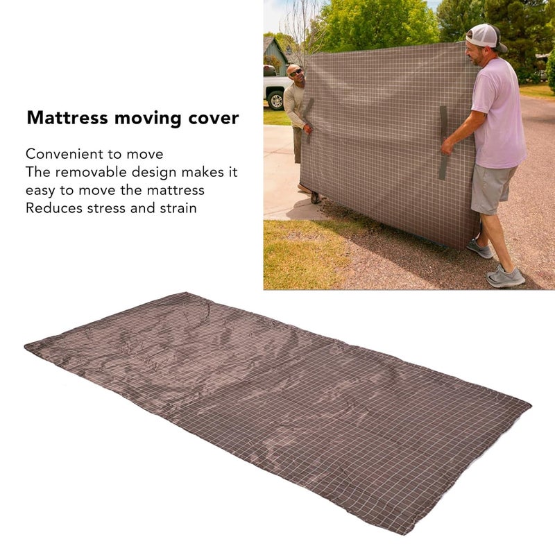 Memory Foam Mattress Storage Bag Waterproof Oxford Cover with Handle Portable Moving Dust Proof - Image 4