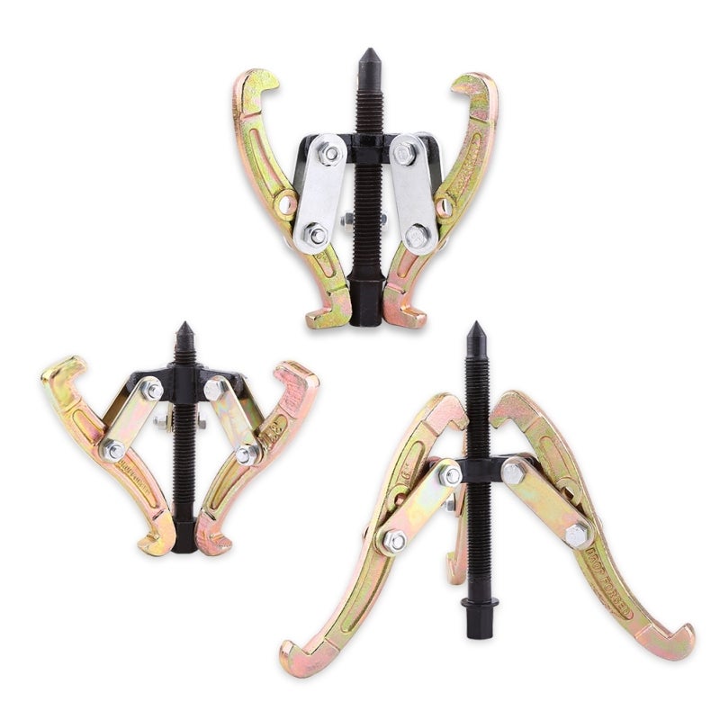 Bearing Puller 3-Inch 4-Inch 6-Inch Heat Treated Forged Steel - Double Ended Adjustable Reversible Jaws Gear Puller for Cars - Image 4