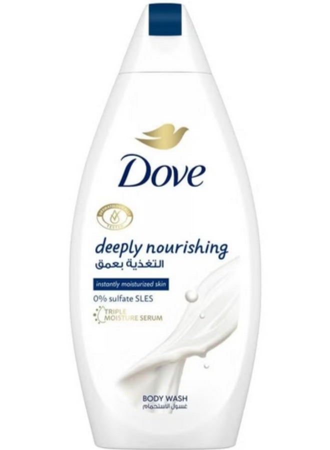 Dove Deeply Nourishing Body Wash 3 x 500 ml - Image 2