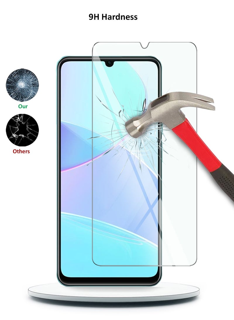Wtech Realme C51 4G 2023 9H 2.5D Tempered Glass Screen Protector (MSG9CN) - Clear - Image 3