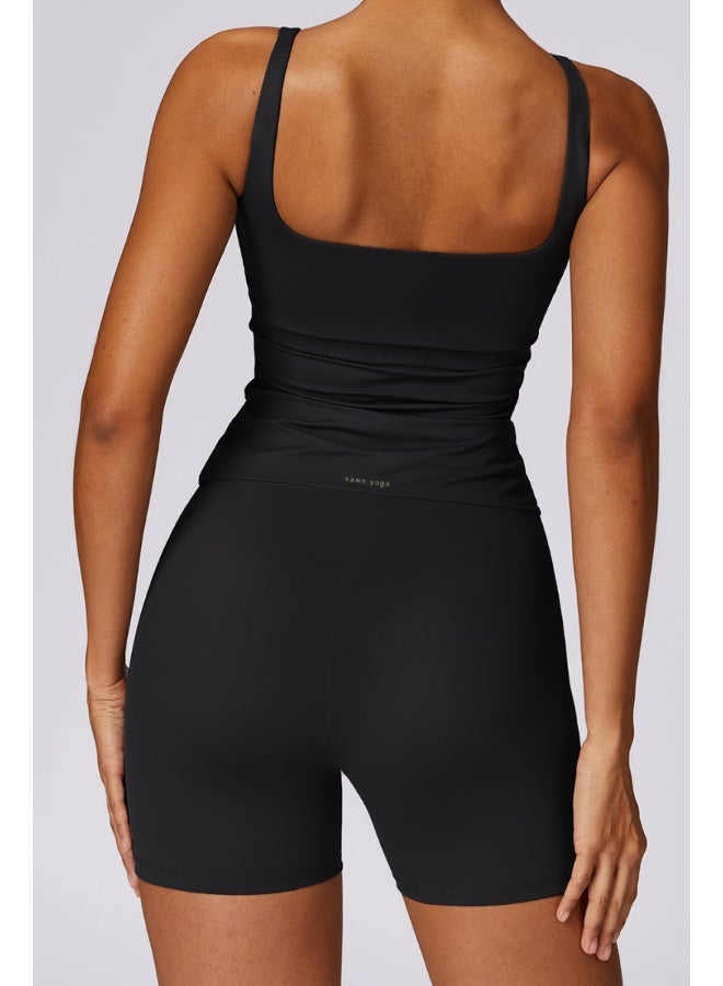 KAWN.YOGA KAWN YOGA Womens High Waist Contour Seamless Workout Sport Yoga Shorts Tummy Control - Image 5