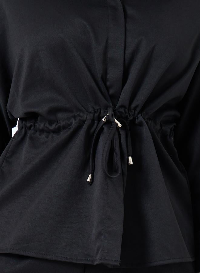 ستايلي طقم منسق من بنطال وبلوزة بأربطة - Image 3