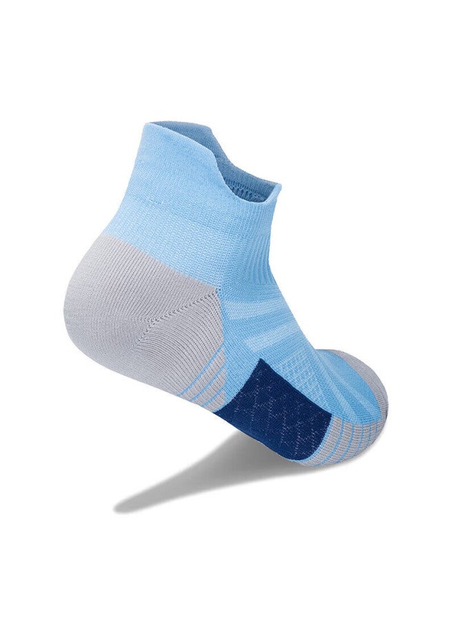 Tfo Event-level Outdoor Sports Socks Shock Absorption Non-slip Running Durable Hiking Socks B207 Women's Blue - Image 3