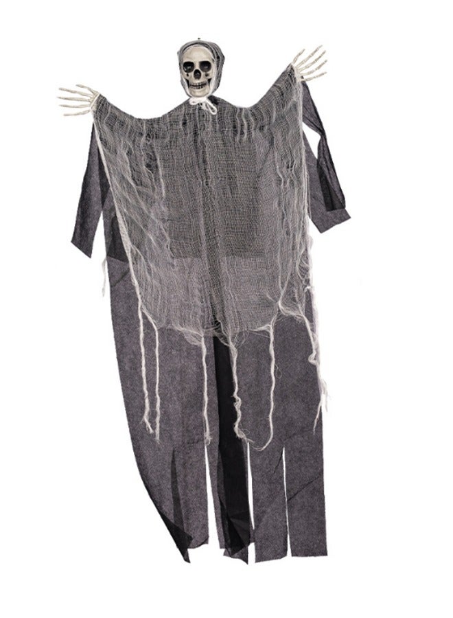 JCB CHIC Halloween Hanging Ghost Decorations, Grim Reapers for Indoor/Outdoor Decor, Haunted House Prop, Spooky Skeleton Decorations, Spooky Skeleton Decorations - Image 1