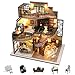 Flever DIY Miniature House Kit Tiny Home Kit with LED Light Mini House Build Craft Kits for Adults and Teens Home Decor Creative Gift for FamilyFriends Dream Building Pavilion - Image 4