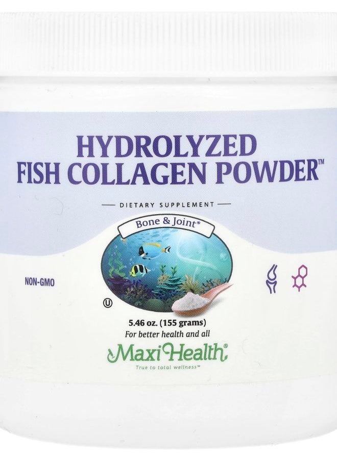 Maxi Health Hydrolyzed Fish Collagen Powder™ 5.46 oz (155 g) 