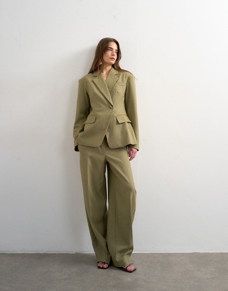 TOPSHOP Casual Padded Shoulder Blazer - Image 4