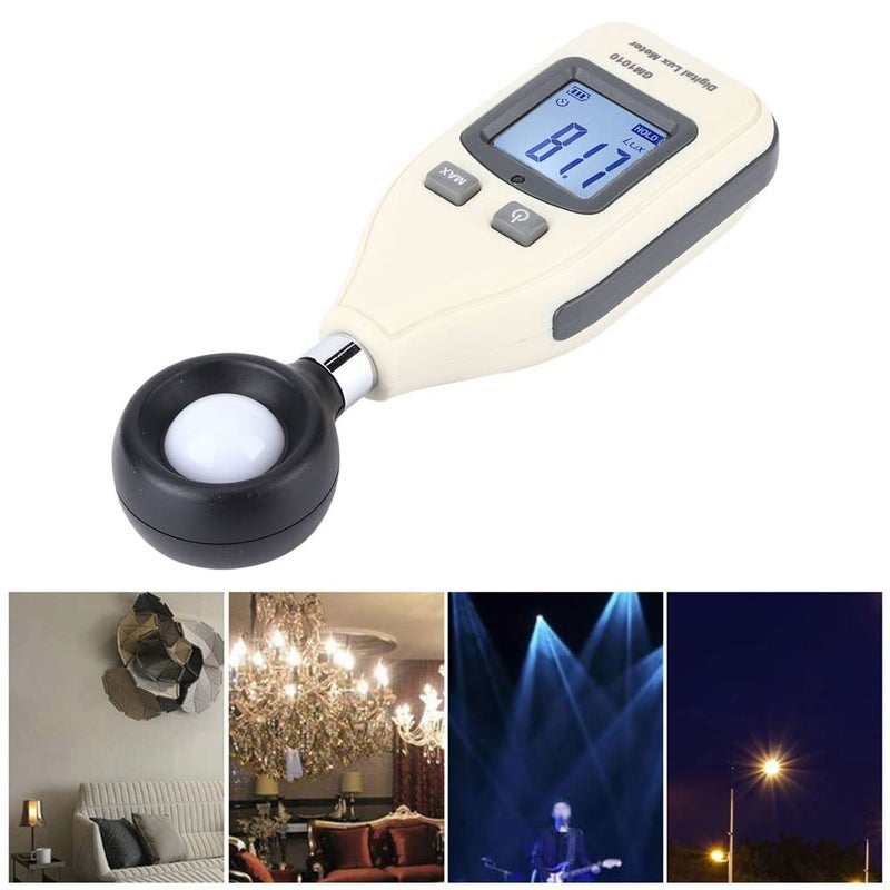 Digital Lux Meter Handheld Light Meter Photometer with Backlit Display for Office Factory Use - Image 4