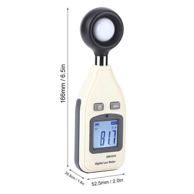 Digital Lux Meter Handheld Light Meter Photometer with Backlit Display for Office Factory Use - Image 3