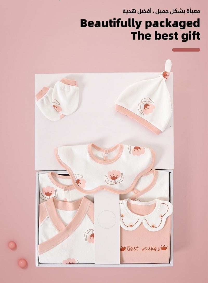 DOOKOO 24PCS Newborn Baby Gift Set, Newborn Layette Gift Set for Boys and Girls, Babies Essential Clothes Accessories with Baby Blanket, 100% Premium Cotton,  for Spring Summer Autumn Winter Four Seasons - Image 4