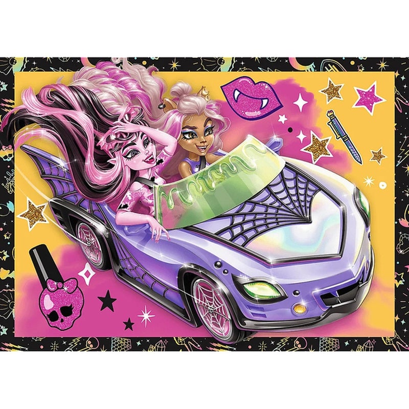 Trefl - Puzzle 4in1 Monster High Electrifying Day 54+48+35+70 Pieces - 34655 - Image 2