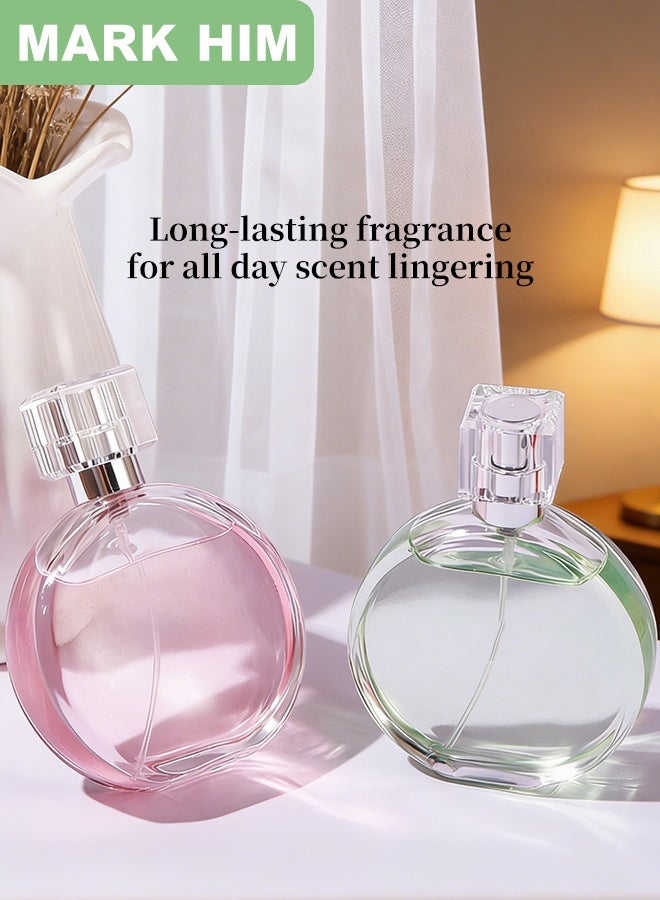 MARK HIM Dual Perfume Gift Set for Women, 2x30ml Eau de Toilette, Long-Lasting Day & Night Fragrances with Fruity, Floral, Woody & Citrus Notes, EDP for Her - Image 5