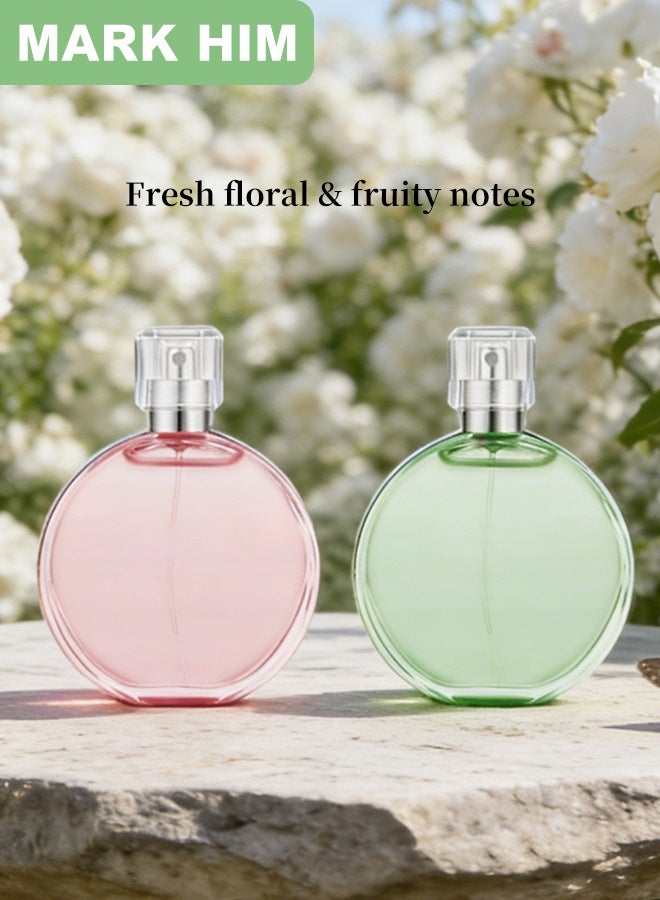 MARK HIM Dual Perfume Gift Set for Women, 2x30ml Eau de Toilette, Long-Lasting Day & Night Fragrances with Fruity, Floral, Woody & Citrus Notes, EDP for Her - Image 2