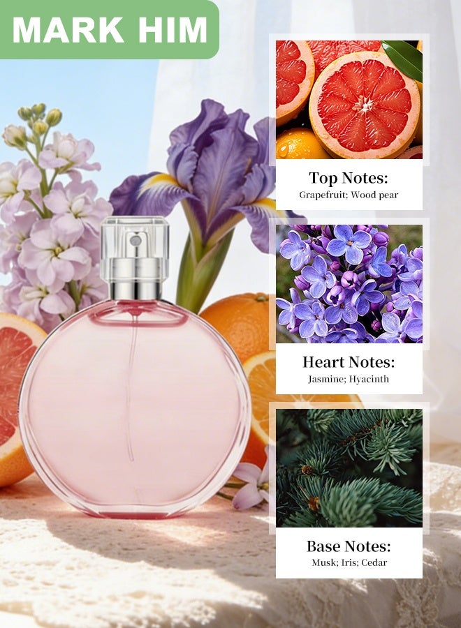 MARK HIM Dual Perfume Gift Set for Women, 2x30ml Eau de Toilette, Long-Lasting Day & Night Fragrances with Fruity, Floral, Woody & Citrus Notes, EDP for Her - Image 3