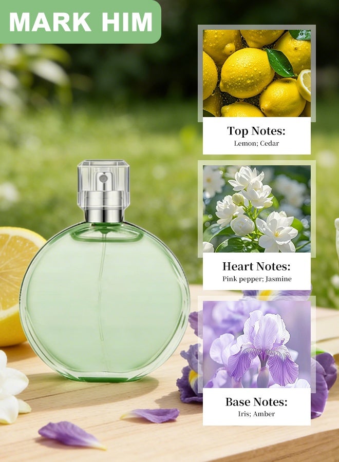 MARK HIM Dual Perfume Gift Set for Women, 2x30ml Eau de Toilette, Long-Lasting Day & Night Fragrances with Fruity, Floral, Woody & Citrus Notes, EDP for Her - Image 4