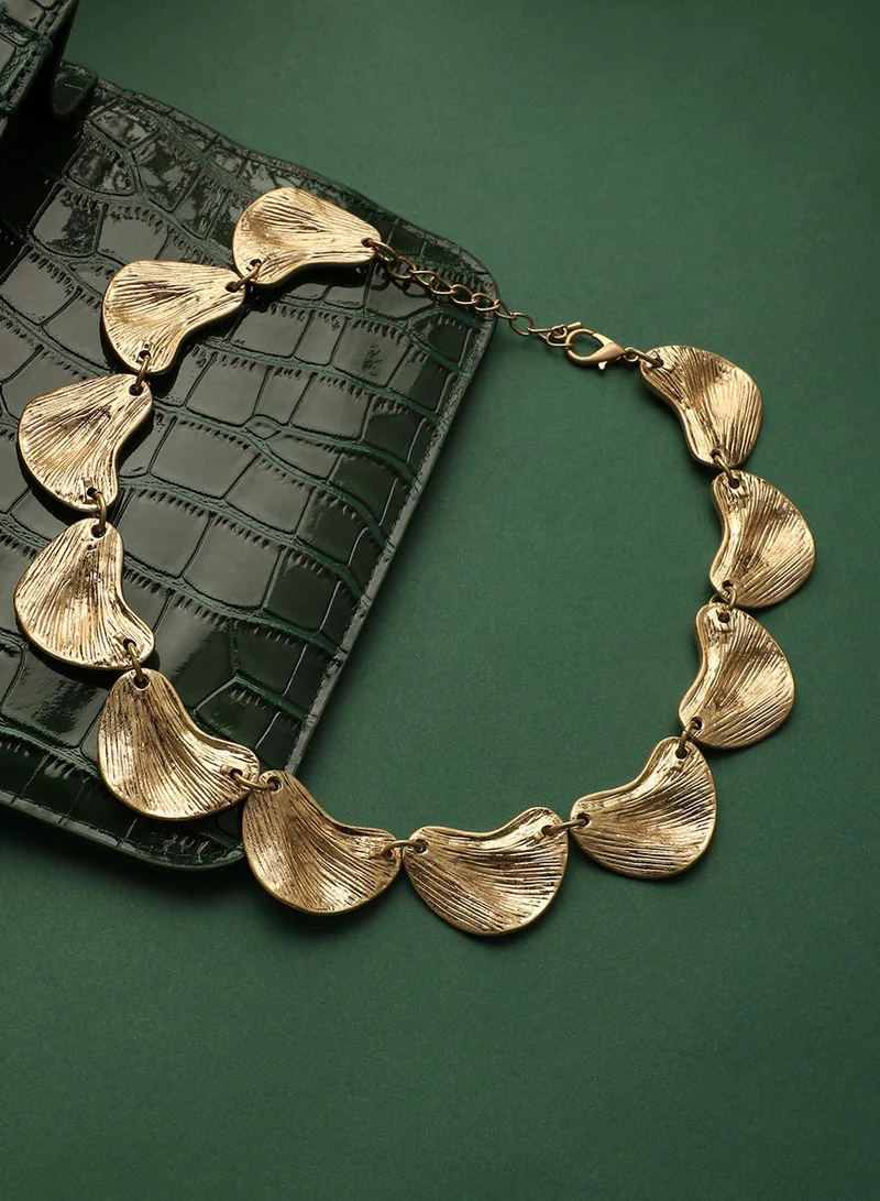 SOHI Vintage Voyage Collar Artificial Necklace Jewellery