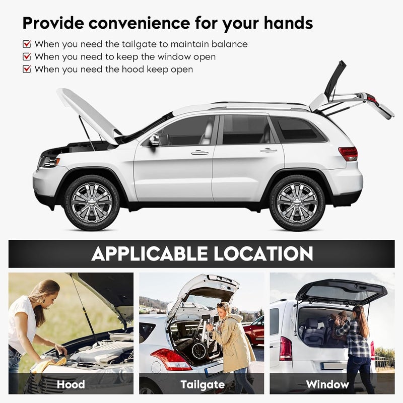 TadaMark Front Hood Lift Supports for Honda Accord and Crosstour - Image 3