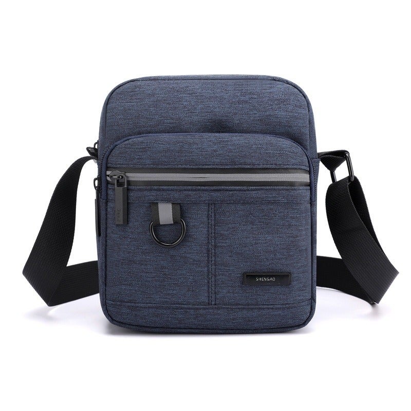 Men's Business Oxford Cloth Shoulder Bag - Simple Casual Large Capacity Crossbody Briefcase