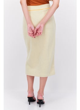 ESPRIT Women Knitted Pull On Midi Skirt, Beige  - Image 3