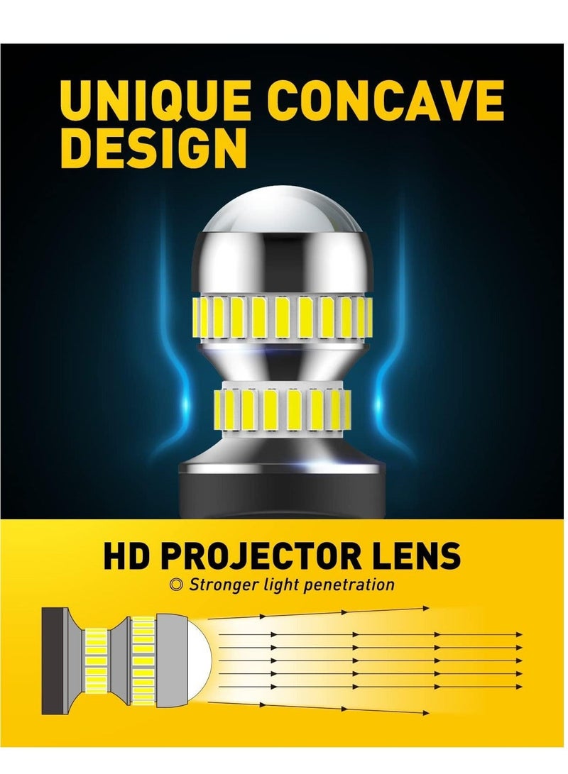 MUNTAQI Led Tail Lights Bulb, 2Pcs T20 7440 7443 High Brightness Reverse Light Bulb Tail Light Running Light Brake Light, 400% Brightness. Enhance Your Car/RV/Trailer/Camper's Visibility - Image 3