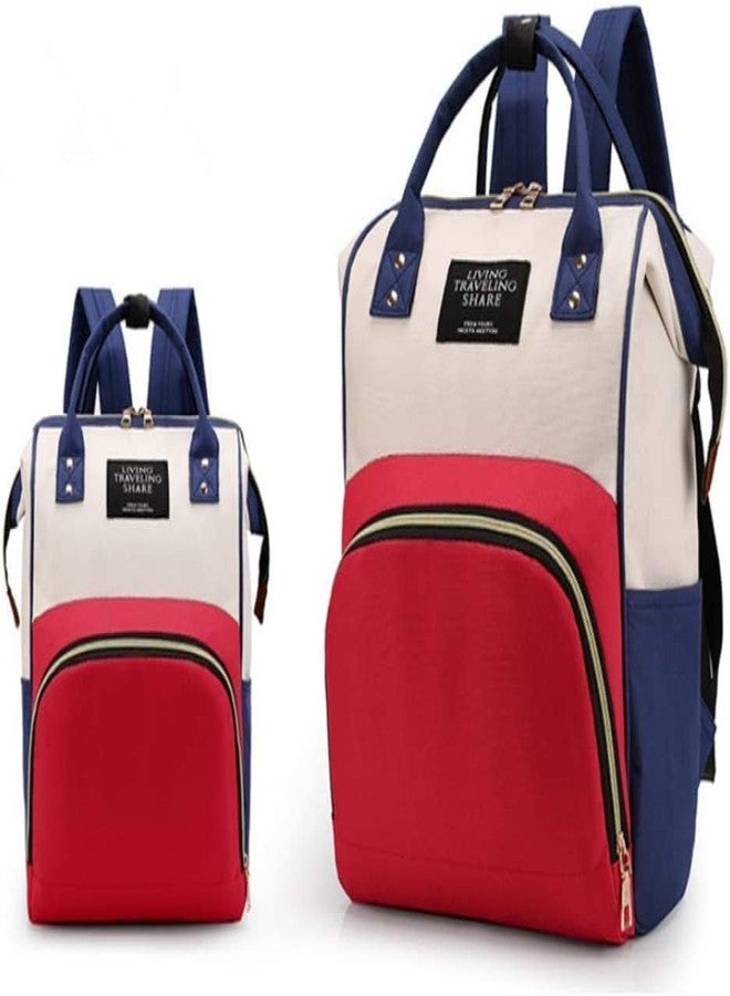 VATTU Mummy Diaper Bag Large Capacity Waterproof with Back Hide Pocket Multifunction Use for Travel Backpack, Multifunctional Maternity Nappy Bag with Insulated Pockets for Baby - Image 2