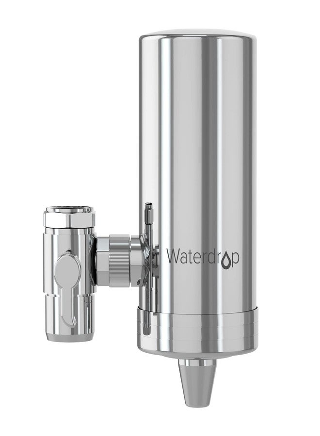 Waterdrop Water Filter for Sink Faucet, 360° Rotating Stainless Steel, NSF Certified Water Purifier for Kitchen Sink, 3 Months Long Lasting Tap Water Filter, Reduce Chlorine, 1 Filters - Image 1