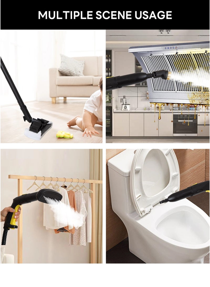 Sharpdo Steam Cleaner, Chemical-Free, Multipurpose Power Steamer with 22 Accessories for Cleaning, Cleaner & Wallpaper Removal, Grout, Tile, Car(White) - Image 4